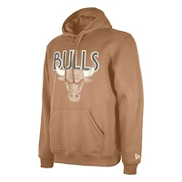 Sweat à capuche Chicago Bulls 2024/25 City Edition pour homme New Era Tan