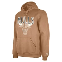 Sweat à capuche Chicago Bulls 2024/25 City Edition pour homme New Era Tan