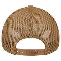 Casquette réglable de camionneur A-Frame 9FORTY des Chicago Bulls New Era pour hommes, beige