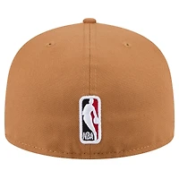Men's New Era Tan Chicago Bulls Color Pack 59FIFTY Fitted Hat