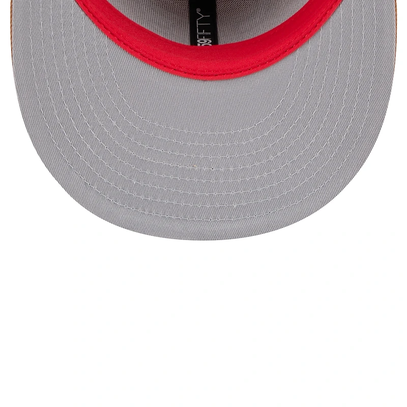 Men's New Era Tan Chicago Bulls Color Pack 59FIFTY Fitted Hat
