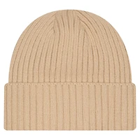 Bonnet à revers en tricot beige Chicago Bulls Color Pack pour homme New Era
