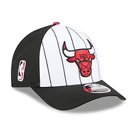 Men's New Era  White/Black Chicago Bulls 2025 NBA Tip Off M-Crown A-Frame 9FORTY Adjustable Hat