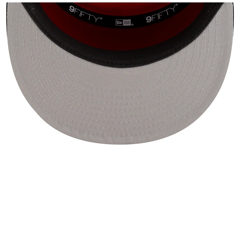 Men's New Era  White/Black Chicago Bulls 2025 NBA Tip Off Split Panel 9FIFTY Snapback Hat