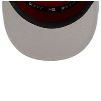 Men's New Era  White/Black Chicago Bulls 2025 NBA Tip Off Split Panel 9FIFTY Snapback Hat