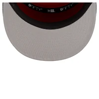 Men's New Era  White/Black Chicago Bulls 2025 NBA Tip Off Split Panel 9FIFTY Snapback Hat