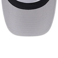 Casquette de camionneur réglable en mousse A-Frame 9FORTY Chicago Bulls Court Sport New Era pour hommes, blanc/noir