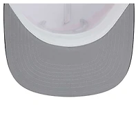 Men's New Era White/Black Chicago Bulls Dip-Dye 9FIFTY A-Frame Trucker Snapback Hat