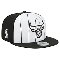Casquette snapback 9FIFTY blanche Chicago Bulls 2025 NBA Tip Off pour homme New Era