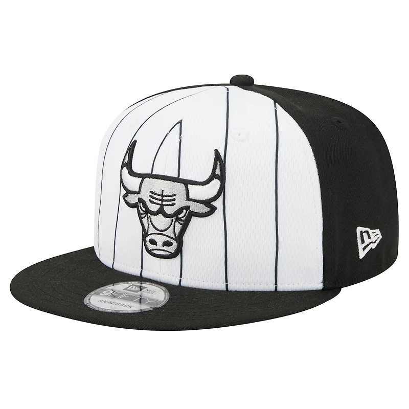 Casquette snapback 9FIFTY blanche Chicago Bulls 2025 NBA Tip Off pour homme New Era