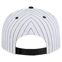 Casquette snapback 9FIFTY Deceptor Pinstripe blanche des Chicago Bulls pour homme de New Era