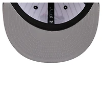 Casquette snapback 9FIFTY Deceptor Pinstripe blanche des Chicago Bulls pour homme de New Era
