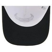 Men's New Era  White Chicago Bulls Featherweight Team Tape 9FORTY M-Crown A-Frame Adjustable Hat