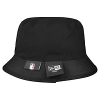 Men's New Era White Chicago Bulls Team Cheer Reversible Bucket Hat