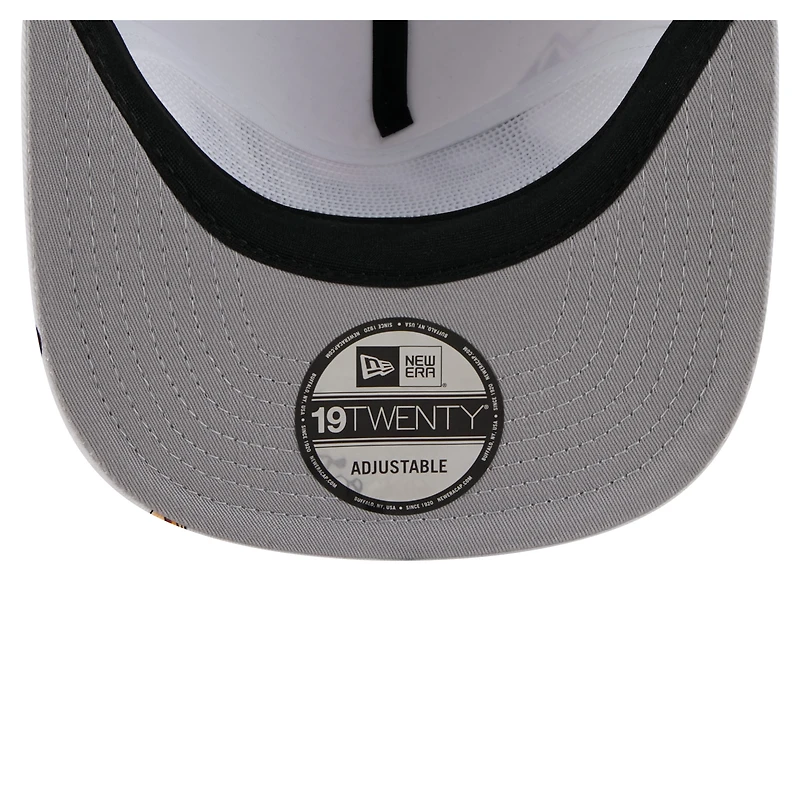 Casquette ajustable New Era blanche Chicago Bulls Team Cheer Rope 19TWENTY pour homme