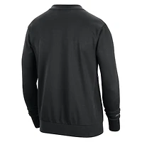 Men's Nike Black Chicago Bulls 2023/24 Authentic Standard Issue Travel Performance Pullover Sweatshirt
