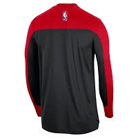 Men's Nike Black Chicago Bulls 2024/25 Authentic Pre-Game Legend Long Sleeve Shooting Shirt