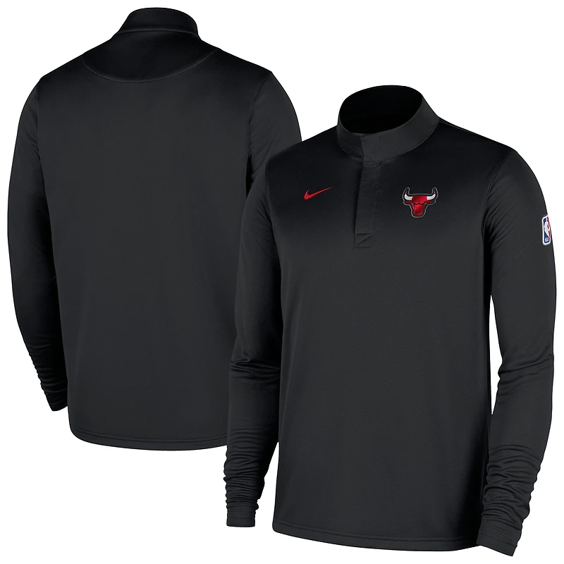 Men's Nike Red Chicago Bulls 2025/26 Authentic Coaches Quarter-Zip Dri-Fit Top