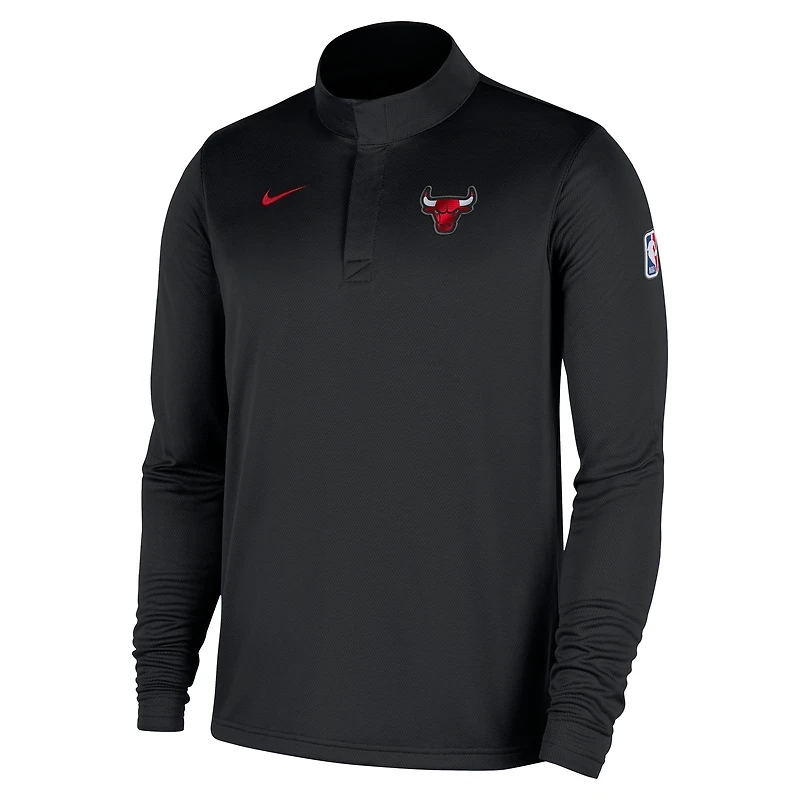 Men's Nike Red Chicago Bulls 2025/26 Authentic Coaches Quarter-Zip Dri-Fit Top