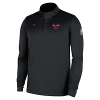 Men's Nike Red Chicago Bulls 2025/26 Authentic Coaches Quarter-Zip Dri-Fit Top
