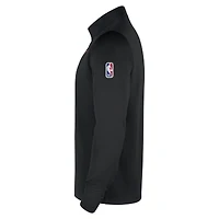 Haut Nike Chicago Bulls City Edition Remix Authentic Coaches Dri-FIT à demi-zip noir pour homme