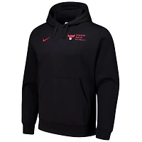 Sweat à capuche Nike Chicago Bulls Courtside Club pour homme, noir