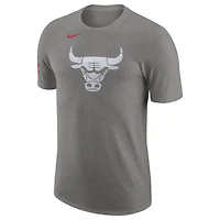 T-shirt d'échauffement essentiel Nike Charcoal Chicago Bulls 2023/24 City Edition pour homme