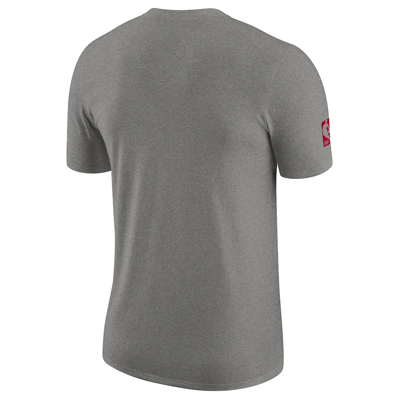 T-shirt d'échauffement essentiel Nike Charcoal Chicago Bulls 2023/24 City Edition pour homme