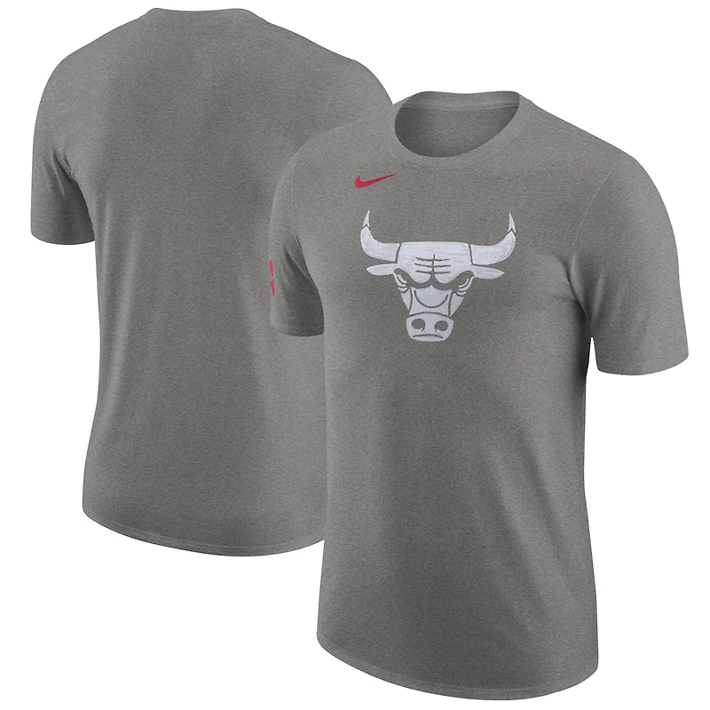 T-shirt d'échauffement essentiel Nike Charcoal Chicago Bulls 2023/24 City Edition pour homme