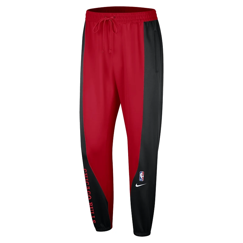 Pantalon Nike Rouge/Noir Chicago Bulls 2023/24 Authentic Showtime pour Homme