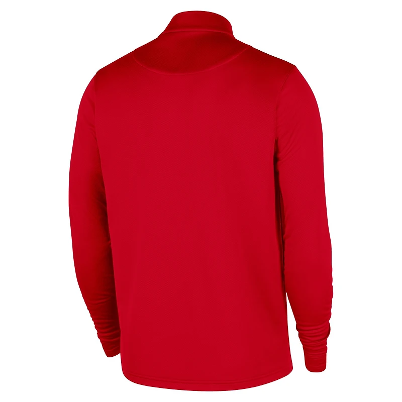 Haut Nike authentique Chicago Bulls 2025/26 pour homme, zip quart de zip, Dri-Fit