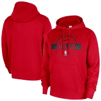 Sweat à capuche Nike rouge Chicago Bulls 2025/26 Authentic Practice Club pour homme