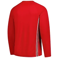 Men's Nike Red Chicago Bulls 2025/26 Authentic Pre-Game Legend Dri-FIT Long Sleeve Shooting Shirt