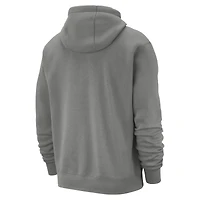 Men's Nike Steel Chicago Bulls 2024/25 City Edition Essential Club Pullover Hoodie