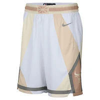 Short Nike Chicago Bulls City Edition Swingman pour homme, blanc, 2024/25