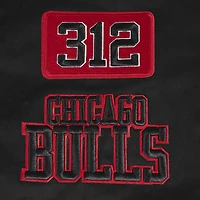 Veste zippée en sergé noir Pro Standard Chicago Bulls Area Code pour homme