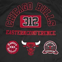 Veste zippée en sergé noir Pro Standard Chicago Bulls Area Code pour homme
