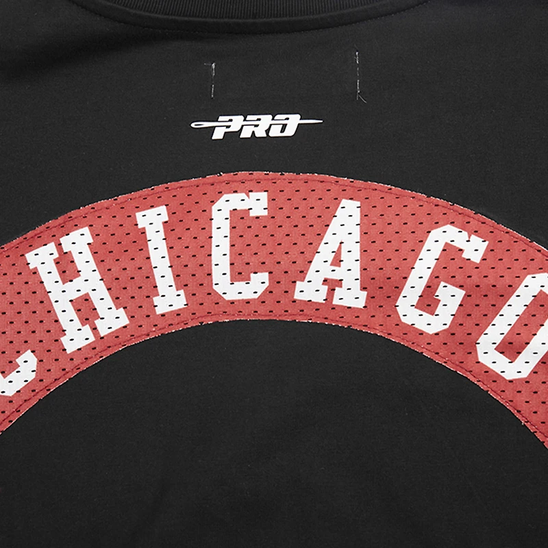 T-shirt noir à épaules tombantes Pro Standard pour hommes des Chicago Bulls Made To Play