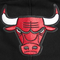 Sweat à capuche noir Pro Standard des Chicago Bulls Script Tail pour hommes