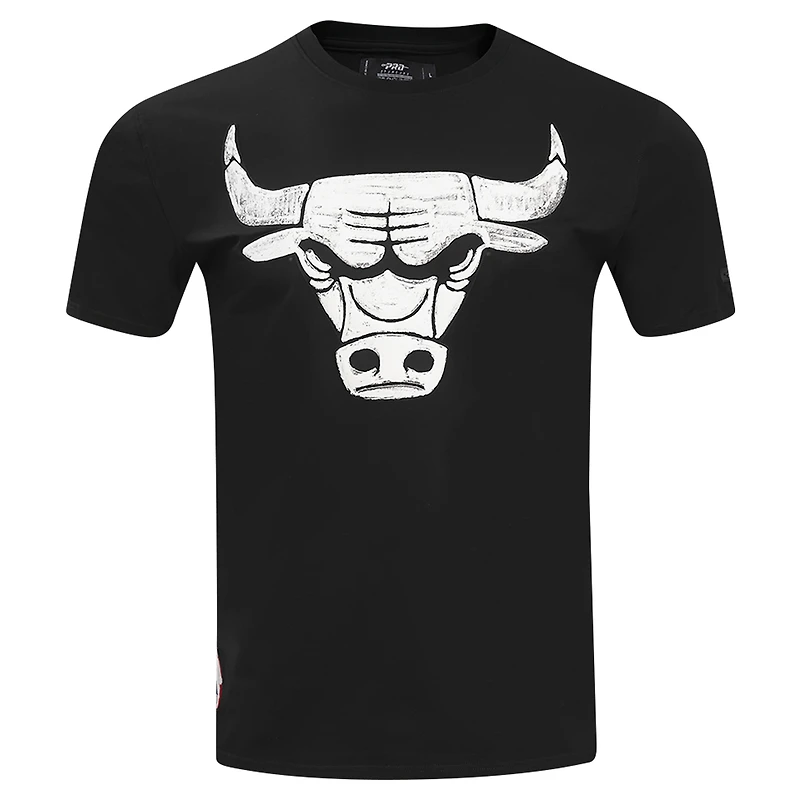 T-shirt noir Pro Standard des Chicago Bulls pour hommes