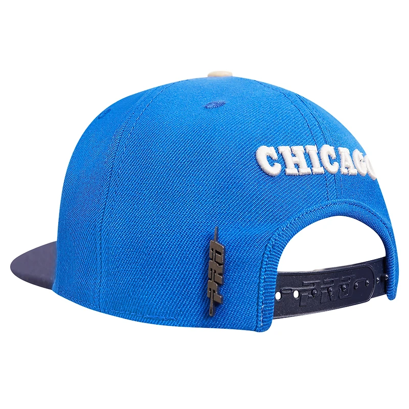 Men's Pro Standard Blue/Navy Chicago Bulls Legacy Snapback Hat