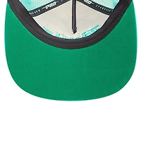 Casquette Pro Standard Chicago Bulls Visor Elite Classic Trucker Snapback crème/bleu sarcelle pour homme