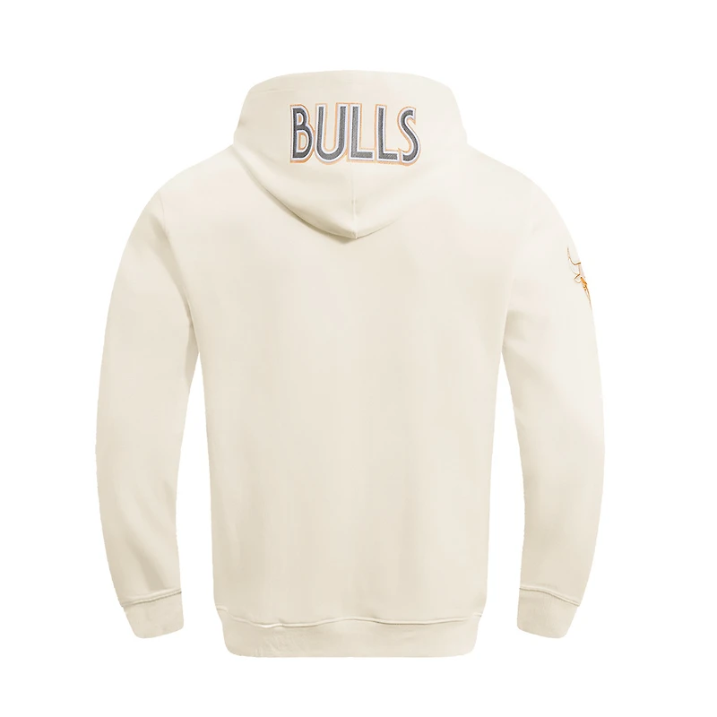 Sweat à capuche pour homme Pro Standard Cream Chicago Bulls 2024/25 City Edition