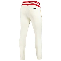 Men's Pro Standard Cream Chicago Bulls Retro Classic Fleece Sweatpants