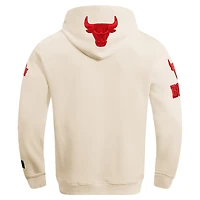 Sweat à capuche Pro Standard crème pour hommes des Chicago Bulls triple ton sur DK