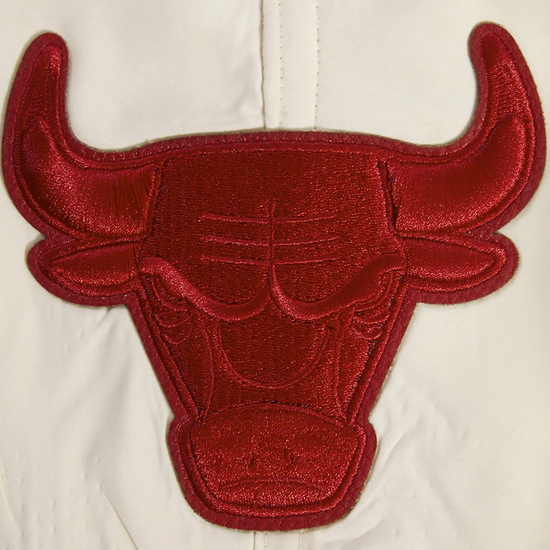 Men's Pro Standard Cream Chicago Bulls Triple Tonal Woven Shorts
