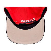 Men's Pro Standard Red/Black Chicago Bulls Logo Morph Snapback Hat
