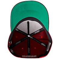 Casquette réglable Pro Standard rouge/noir Chicago Bulls Pinch Chevron pour hommes