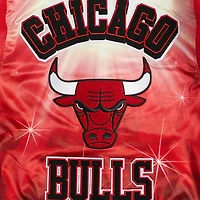 Men's Pro Standard Red Chicago Bulls Sublimated Satin Full-Snap Jacket
