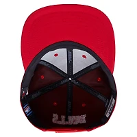 Casquette Snapback triple ton sur ton Pro Standard Red Chicago Bulls pour hommes